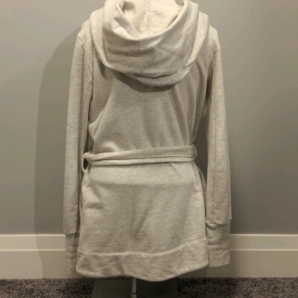 Community open hoodie with tie - Picture 2 of 4